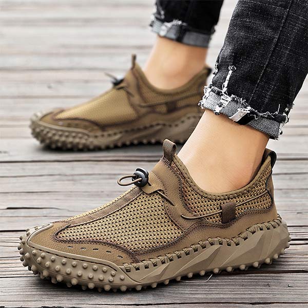 MEN'S MESH SLIP-ON HIKING SNEAKERS