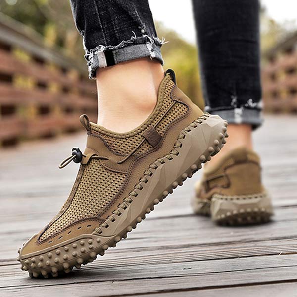 MEN'S MESH SLIP-ON HIKING SNEAKERS