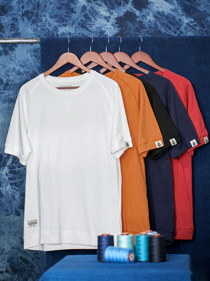 Raglan Sleeve Cotton T-Shirt