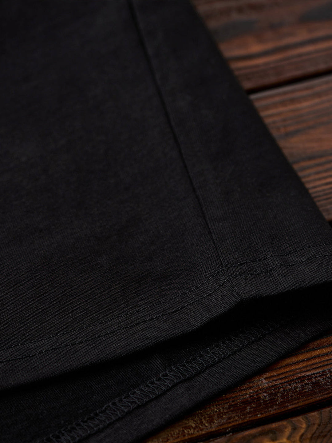 Sleeve Embroidered Cotton T-shirt