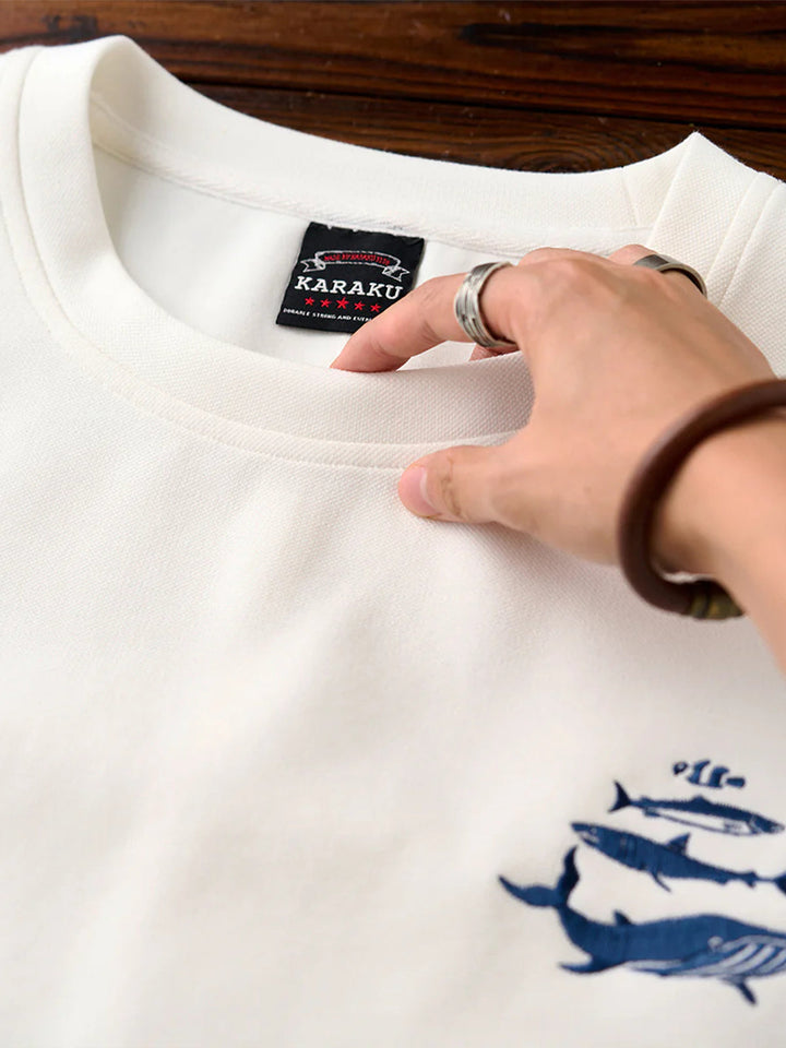 Sea Raglan Sleeve T-shirt
