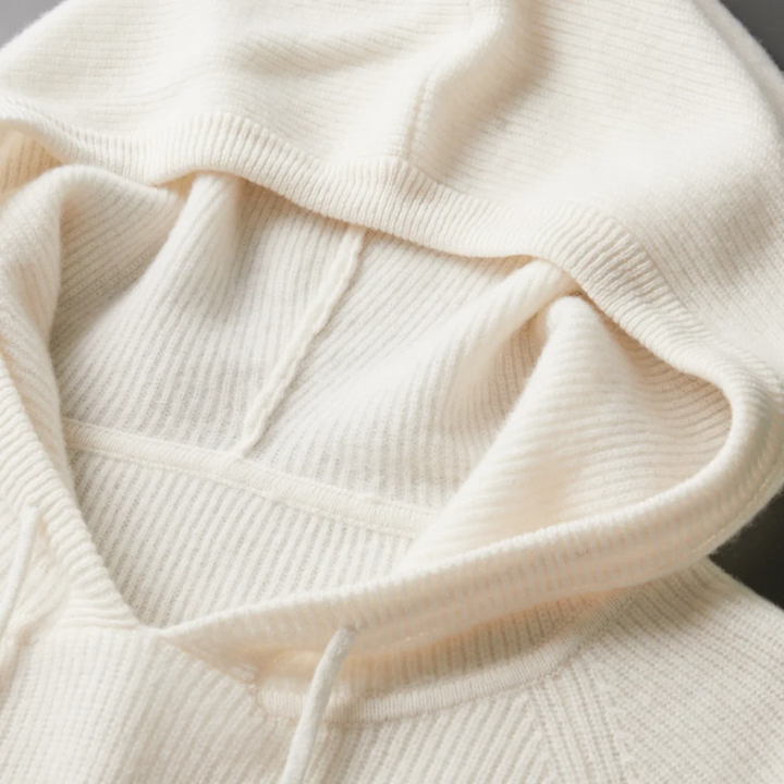 Sudadera con capucha de lana merina Arezzo