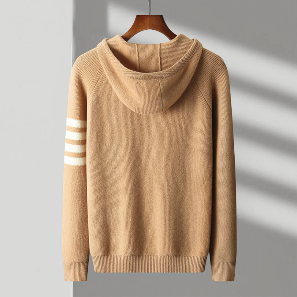 Sudadera con capucha de lana merina Arezzo