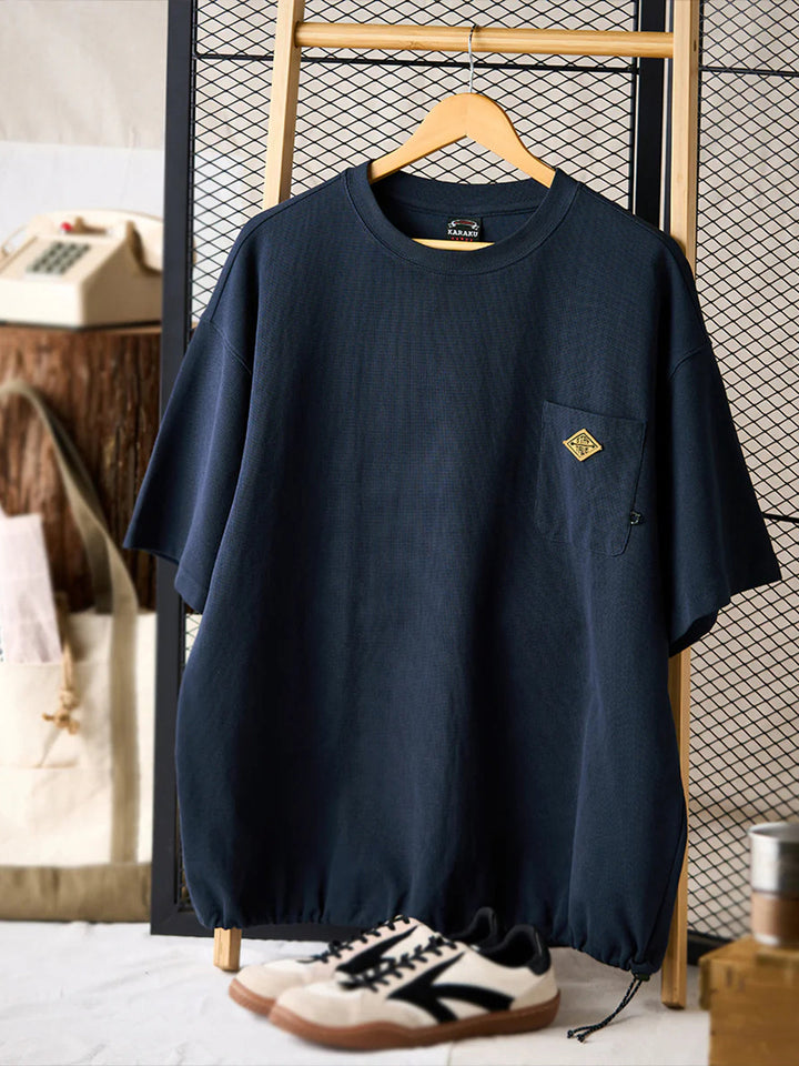 Embroidered Drawstring T-shirt
