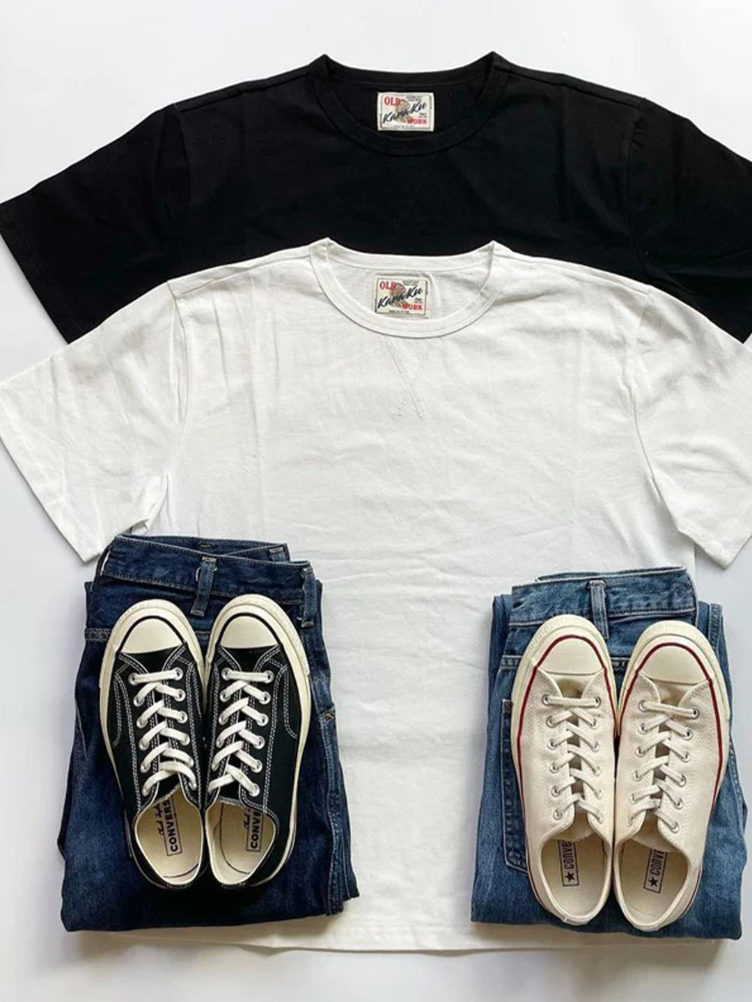 Solid Cotton Navy Crew Neck T-shirts
