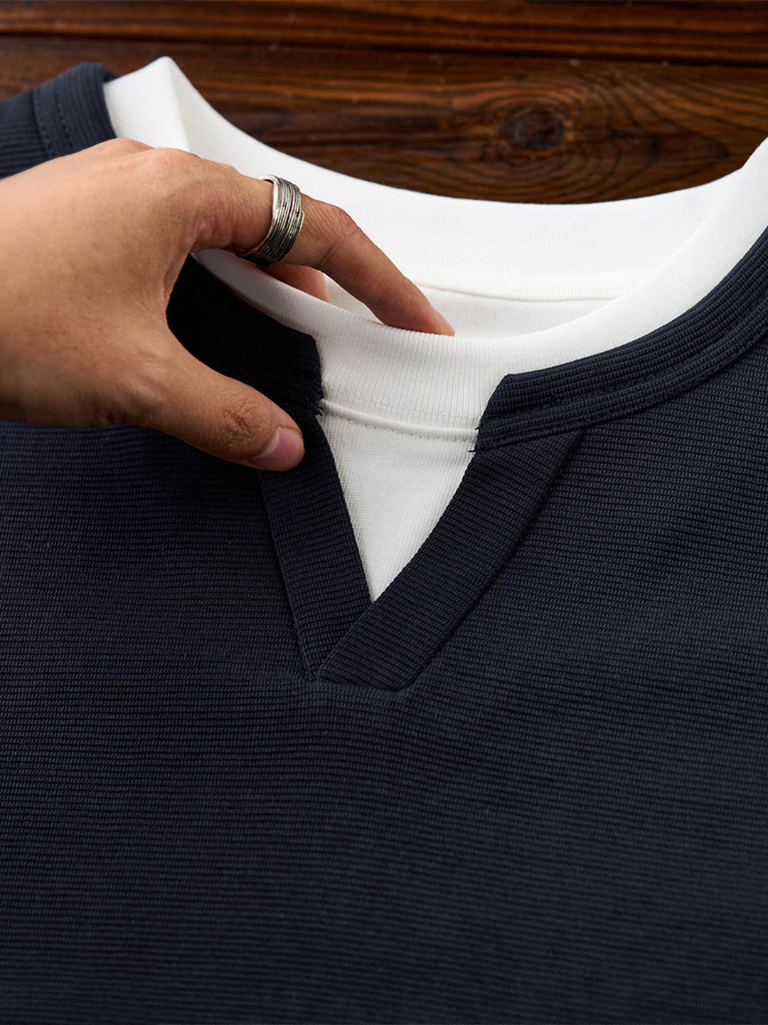 Faux Layered T-Shirt