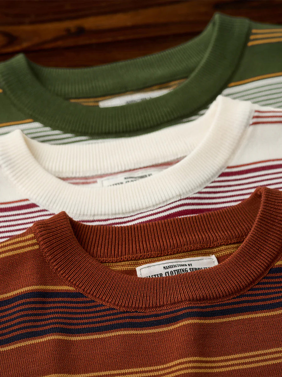 Multi-Border Heavyweight T-shirt