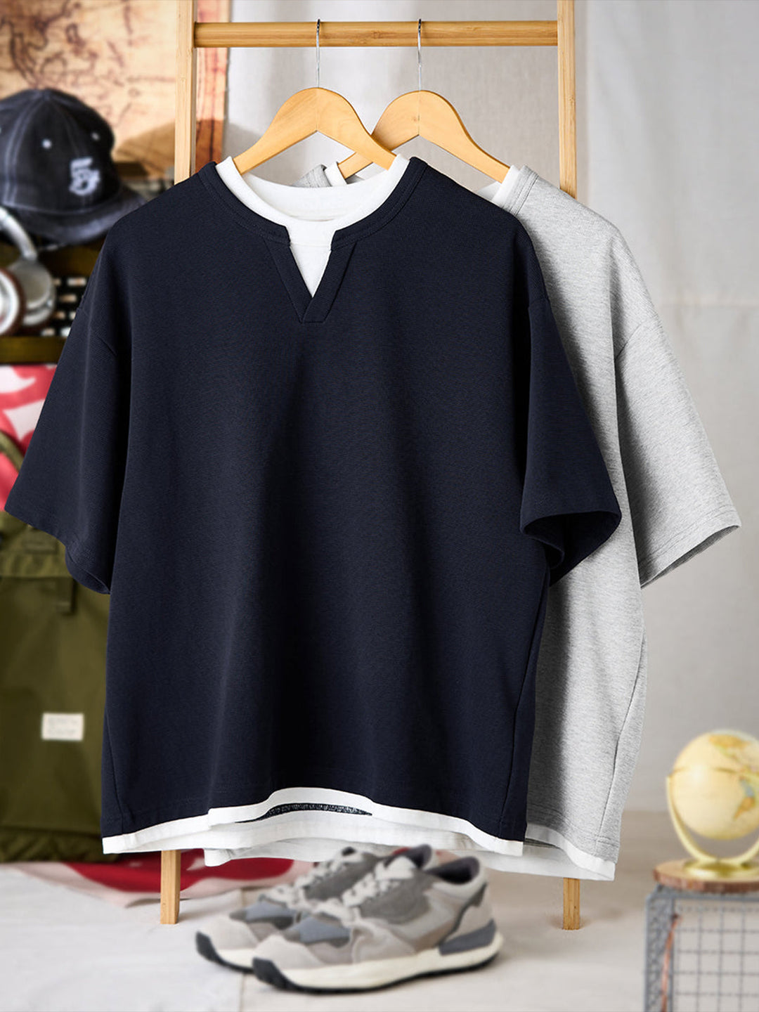 Faux Layered T-Shirt