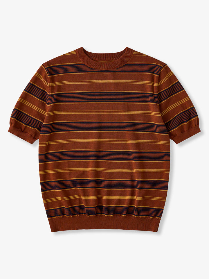 Multi-Border Heavyweight T-shirt