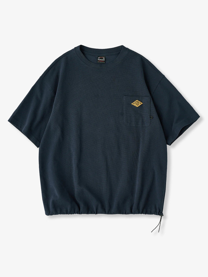 Embroidered Drawstring T-shirt