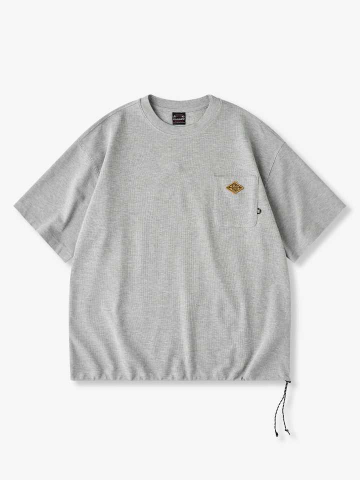 Embroidered Drawstring T-shirt
