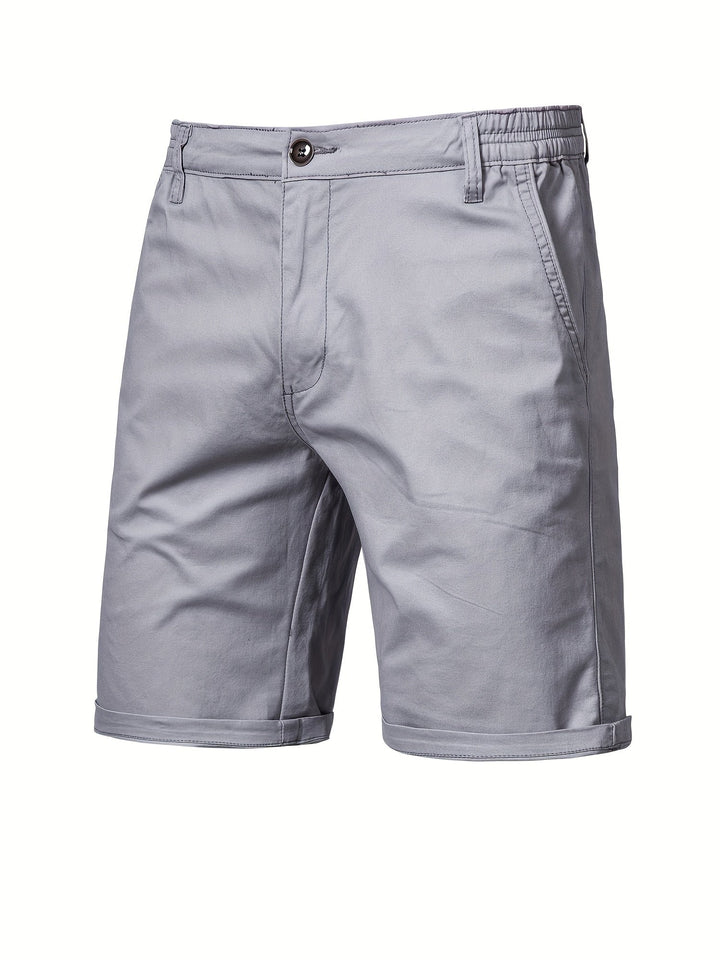 Elegantes pantalones cortos de algodón
