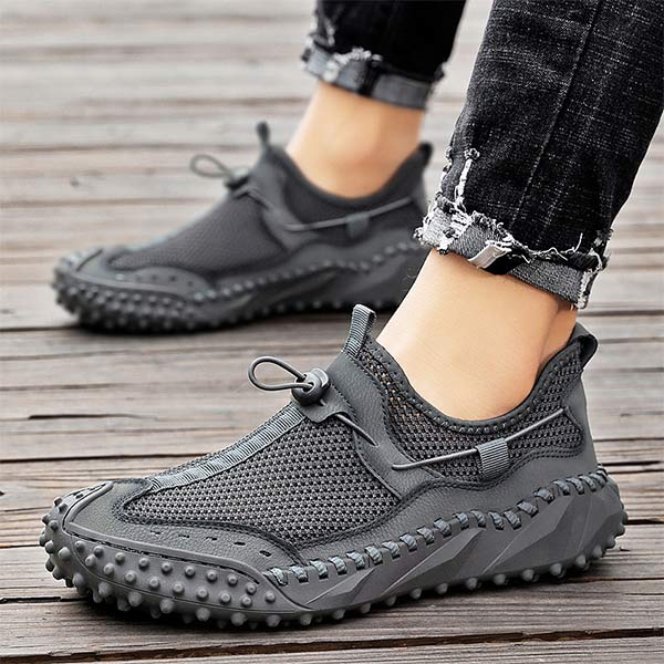 MEN'S MESH SLIP-ON HIKING SNEAKERS