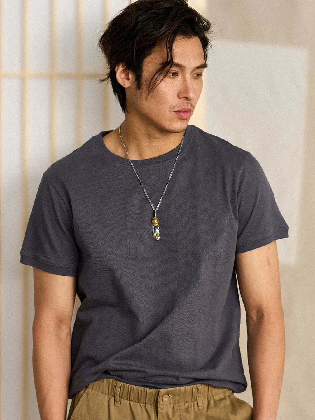 Micro Rib Short Sleeve T-Shirt