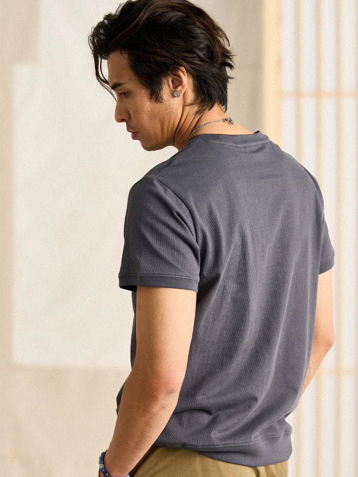 Micro Rib Short Sleeve T-Shirt
