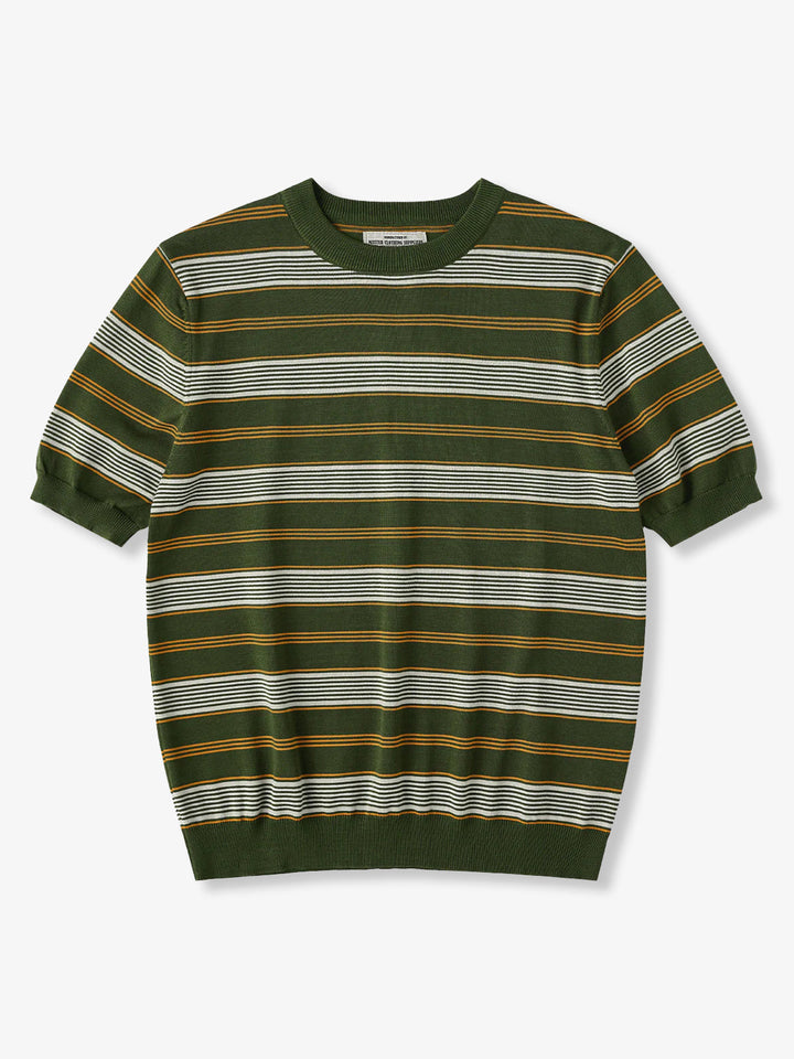 Multi-Border Heavyweight T-shirt