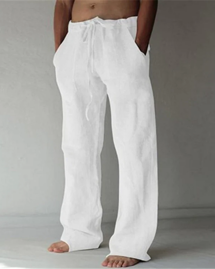 Pantalón de lino transpirable