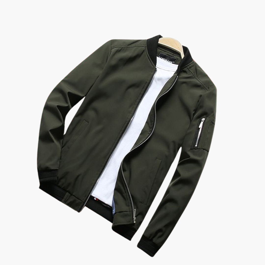 Elegante cazadora bomber