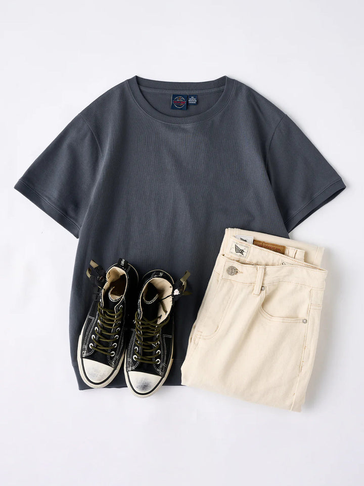 Micro Rib Short Sleeve T-Shirt