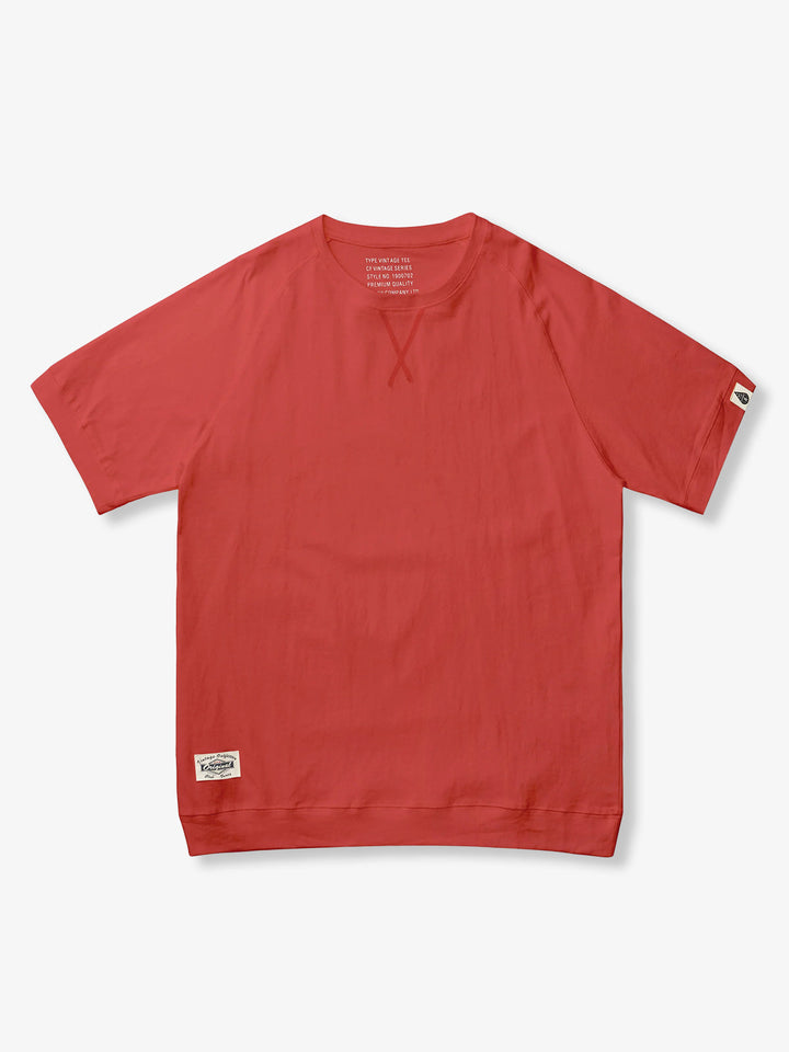 Raglan Sleeve Cotton T-Shirt