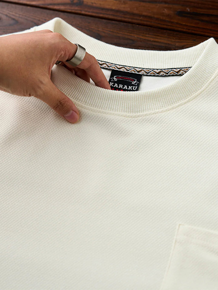 Turquoise Button Pocket T-Shirt
