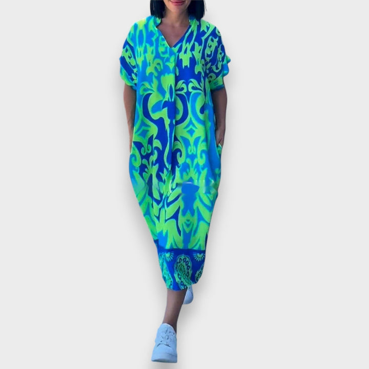 Amba – Vestido Floral Romántico y Elegante