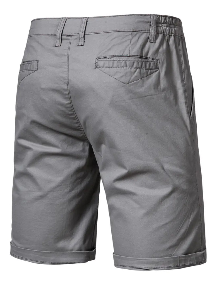 Elegantes pantalones cortos de algodón
