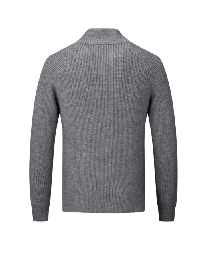 Chaqueta con cremallera de lana merina Four Seasons