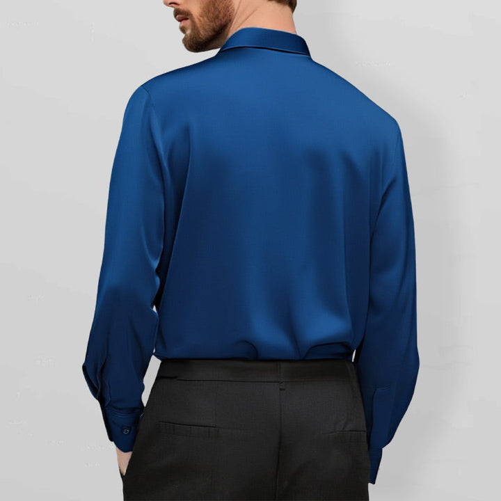 Camisa elástica sin arrugas