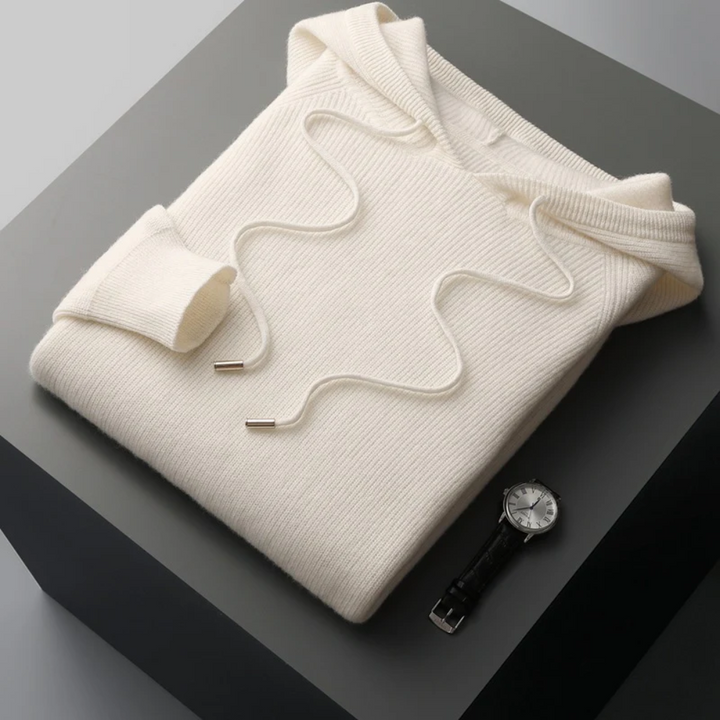 Sudadera con capucha de lana merina Arezzo