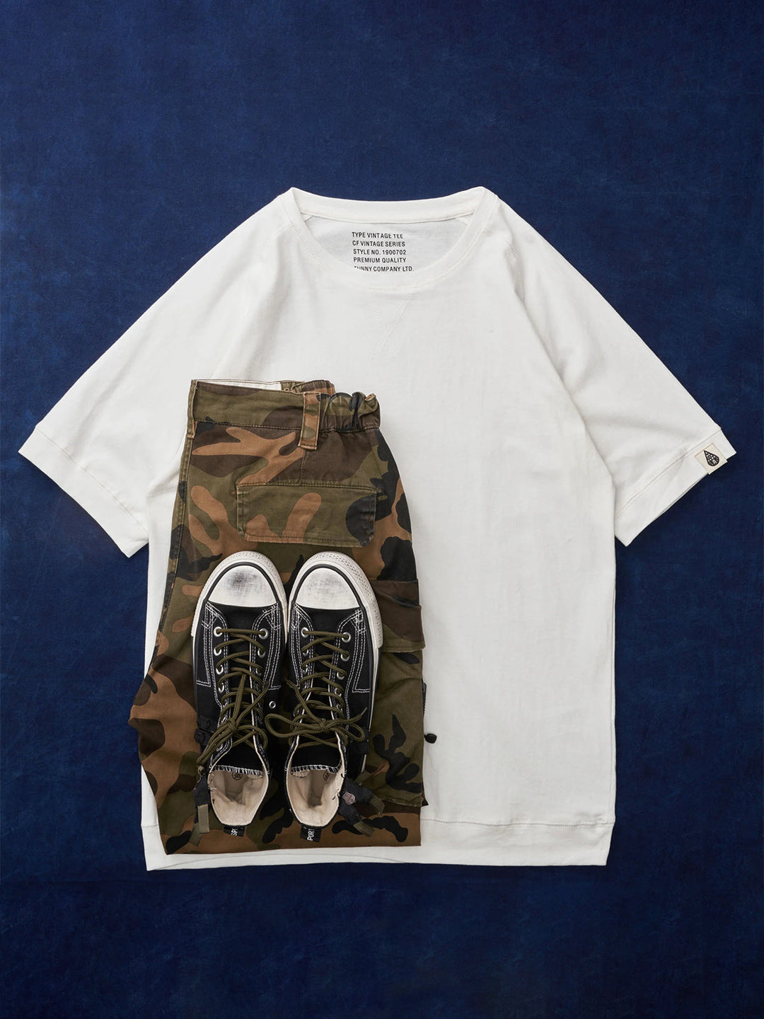 Raglan Sleeve Cotton T-Shirt