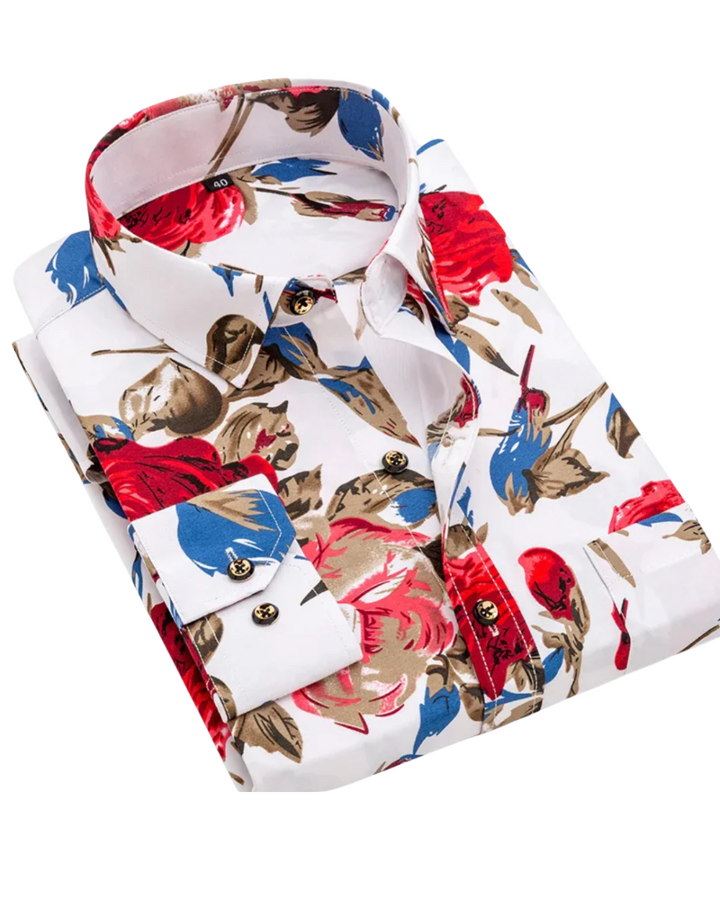 Camisa con estampado náutico