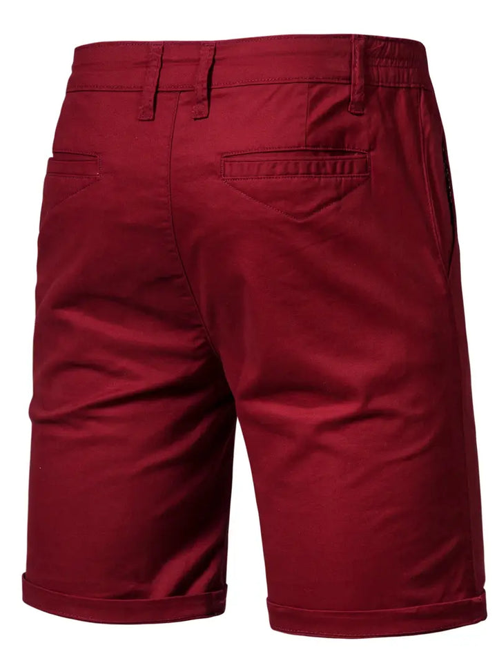 Elegantes pantalones cortos de algodón