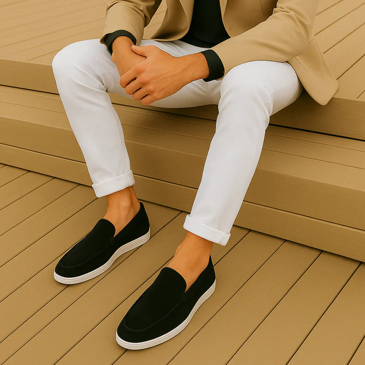 Mocasines casuales de ante