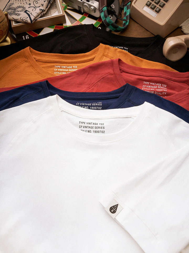 Raglan Sleeve Cotton T-Shirt