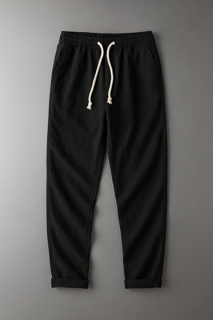 Elegantes pantalones de lino