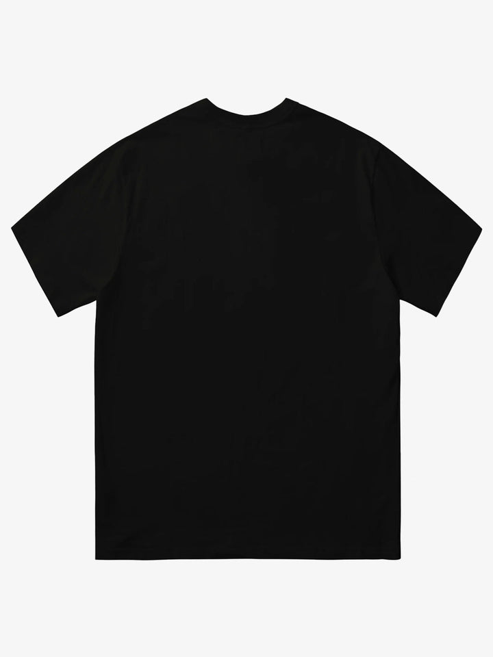 Washed Henley Short Sleeve Cotton T-shirt