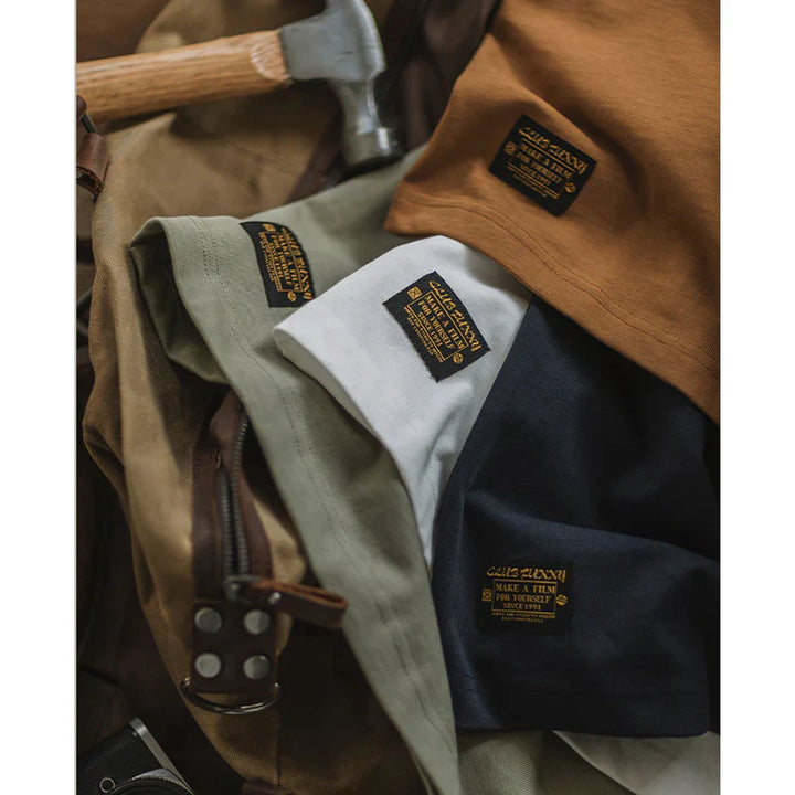 Crew-Neck Short Sleeve Cotton T-shirt