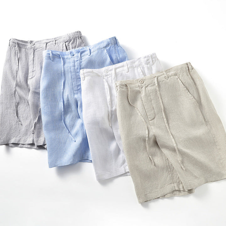 Pantalones cortos de lino de alta calidad
