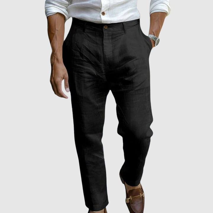 Saint - Tropez Chic Pantalones de lino