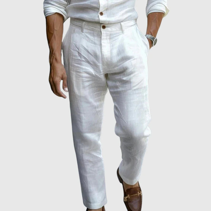 Saint - Tropez Chic Pantalones de lino