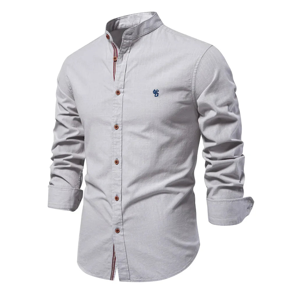 Elegante camisa de lino