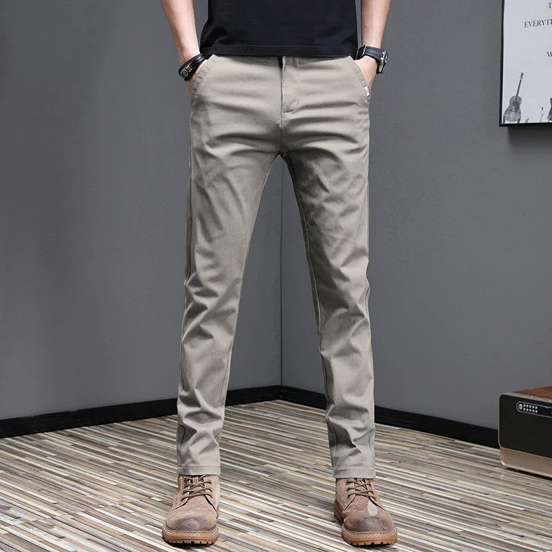 Pantalones informales de algodón