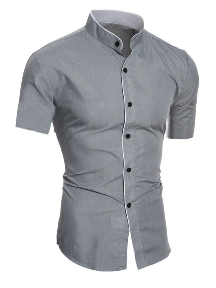 Camisa de algodón de manga corta