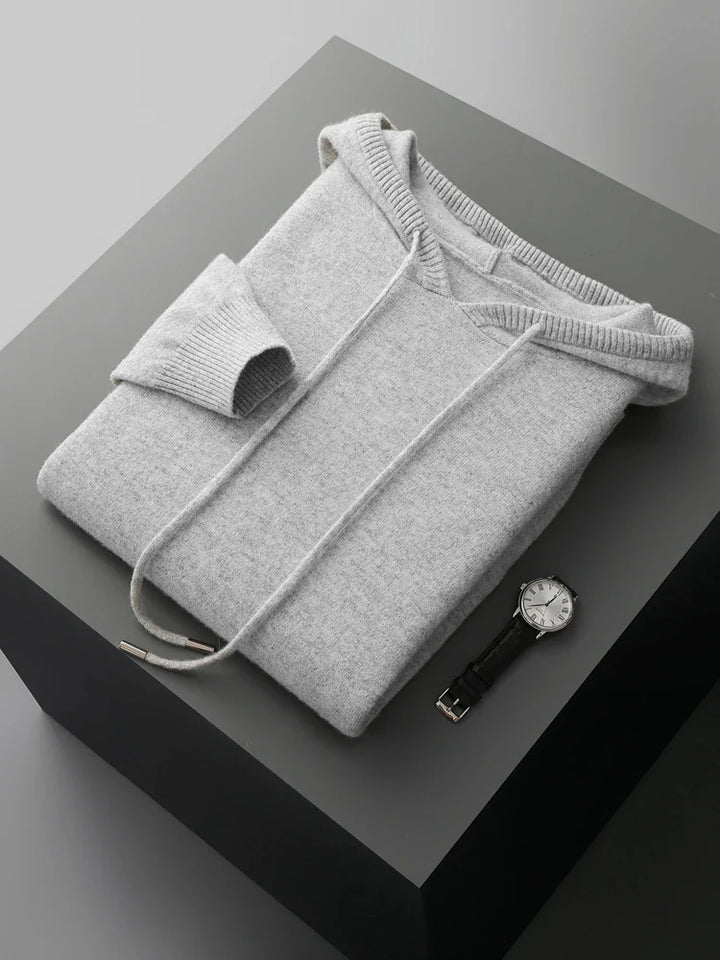 Sirlus Sudadera con capucha de lana merina