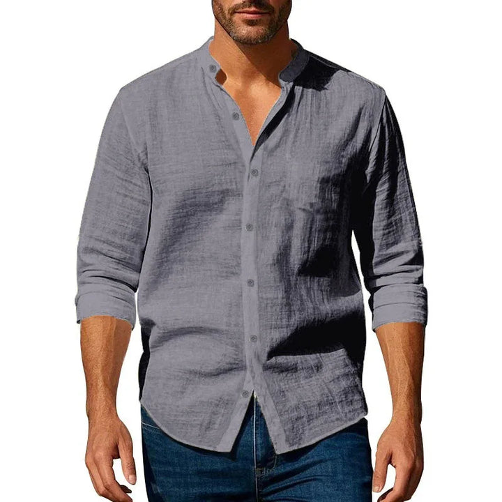 Camisa de verano de algodón/lino