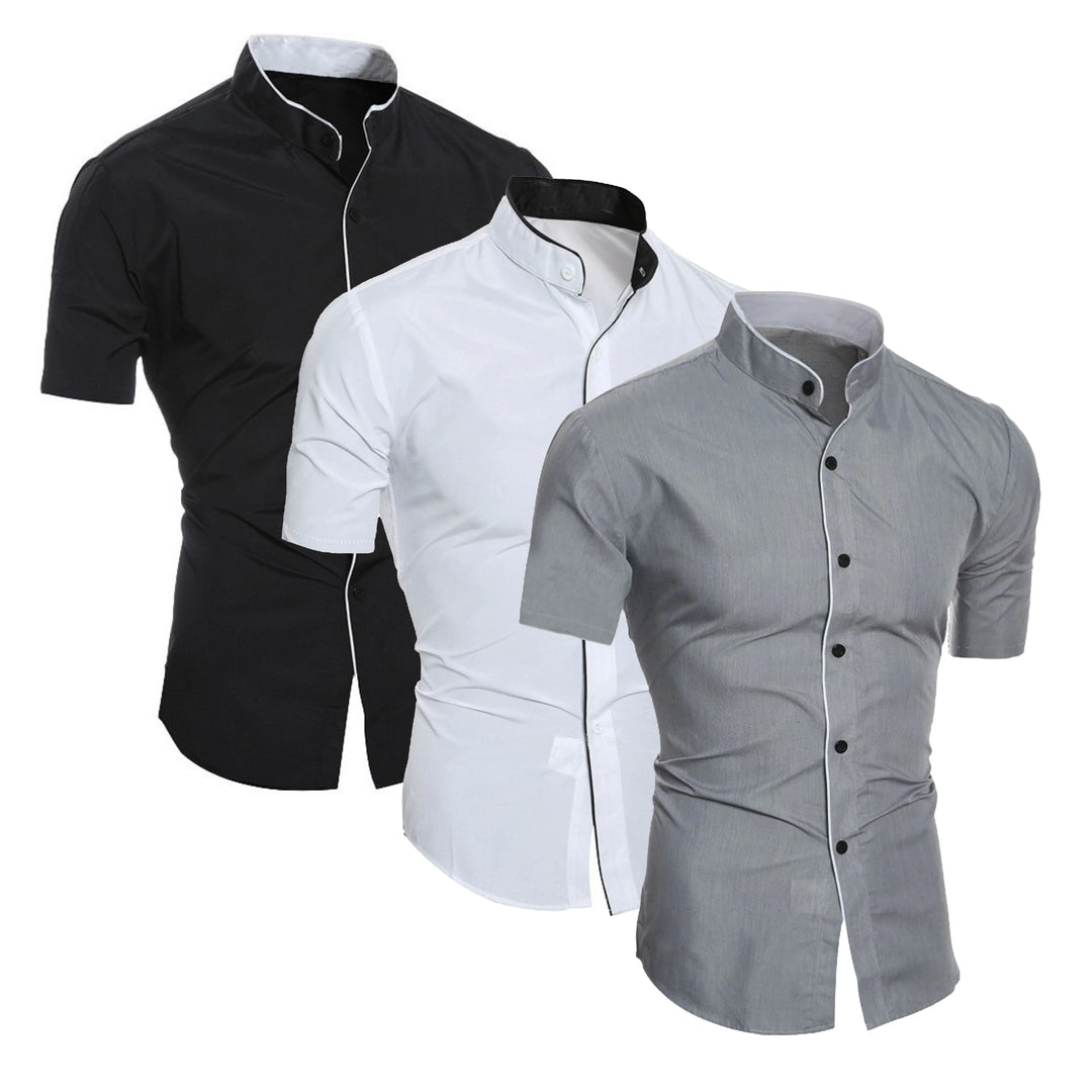 Camisa de algodón de manga corta