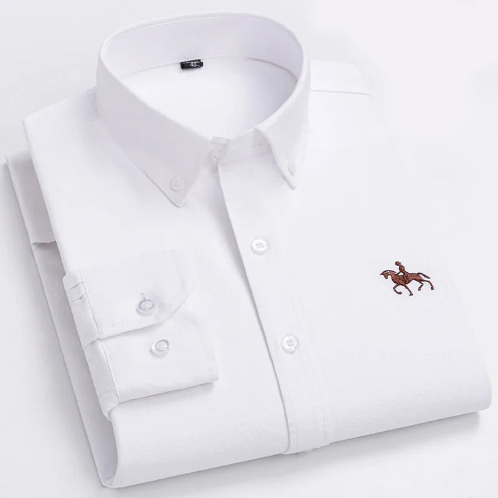 Elegante camisa de algodón
