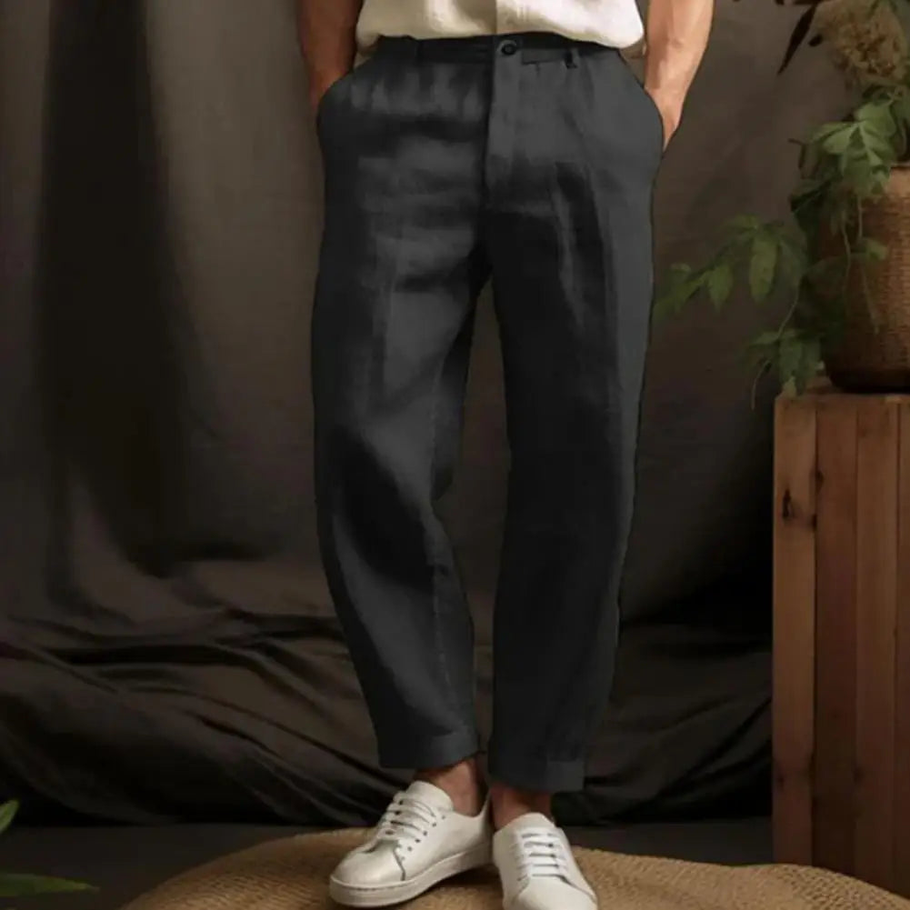 Pantalones de lino Cagliari
