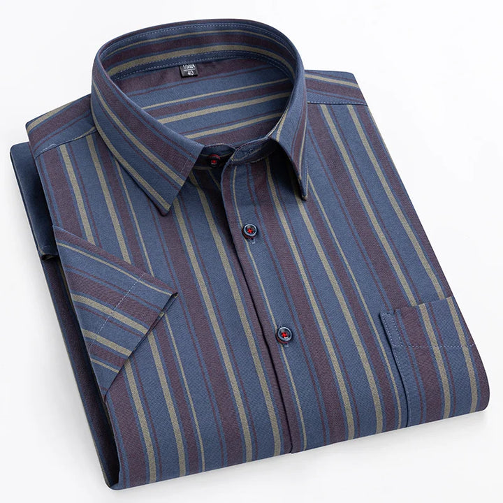 Camisa de algodón de manga corta